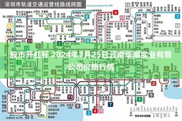 股市开杠杆 2024年7月25日云南华潮实业有限公司价格行情